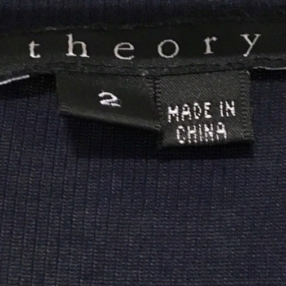 Theory Black Layered Ponte Dress Knit Sleeveless Tie Waist A-Line Mini Women 2 - Picture 7 of 8